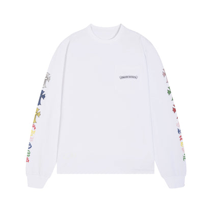 Chrome Hearts Men's Long-Sleeve T-shirtSweatshirt K8015