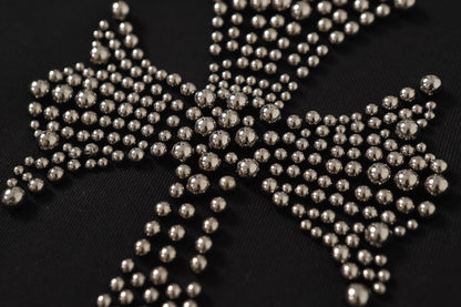 Chrome Hearts Rhinestone Cross Hoodie - Black Gothic Streetwear Sweatshirt 2633