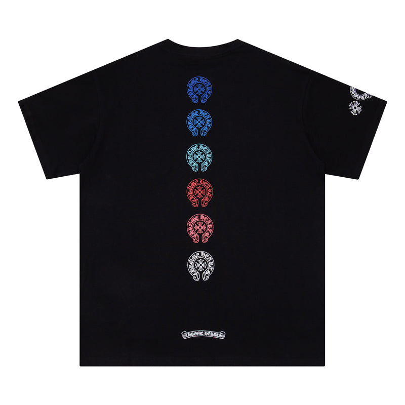 Chrome Hearts Multi Color Horse Shoe T-shirt K6048