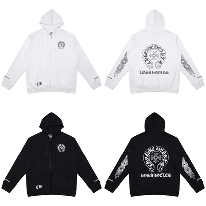 Chrome Hearts Zip Up Hoodie N5009