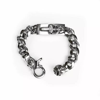 DAGGER ID FANCY LINK CLIP BRACELET