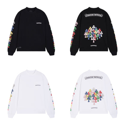 Chrome Hearts Men's Long-Sleeve T-shirtSweatshirt K8015