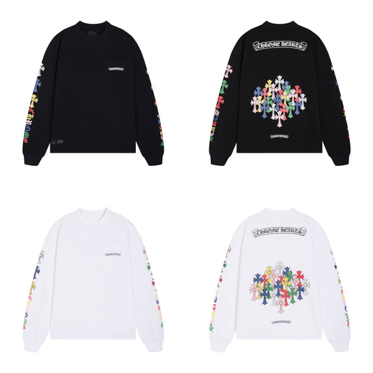 Chrome Hearts Men's Long-Sleeve T-shirtSweatshirt K8015